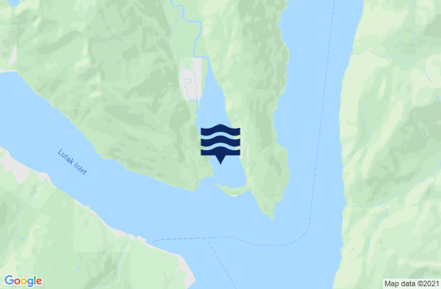Mapa de mareas Taiyasanka Harbor (Taiya Inlet), United States