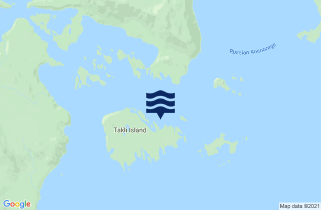 Mapa de mareas Takli Island Shelikof Strait, United States
