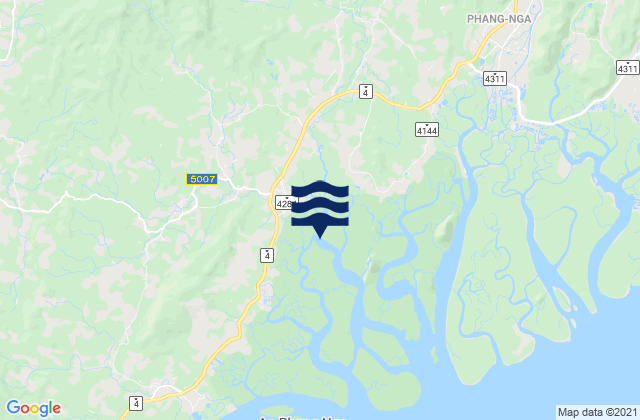 Mapa de mareas Takua Thung, Thailand