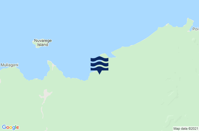 Mapa de mareas Talasea, Papua New Guinea