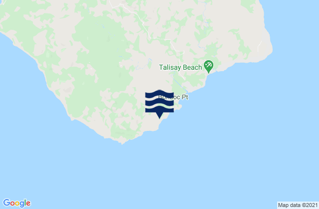 Mapa de mareas Talisay, Philippines