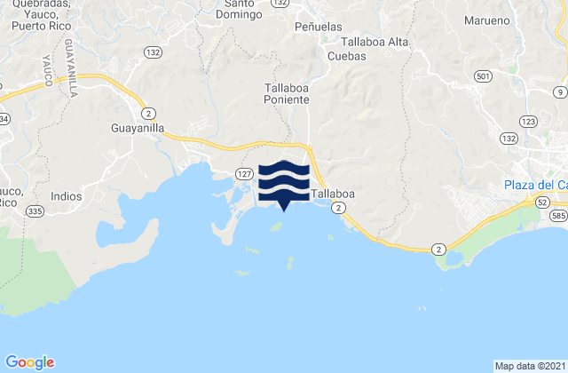 Mapa de mareas Tallaboa Poniente Barrio, Puerto Rico