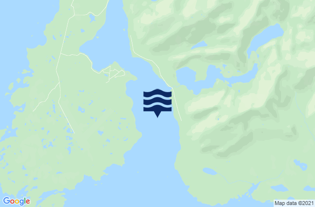 Mapa de mareas Tamgas Harbor, United States