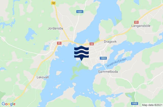 Mapa de mareas Tammisaari, Finland