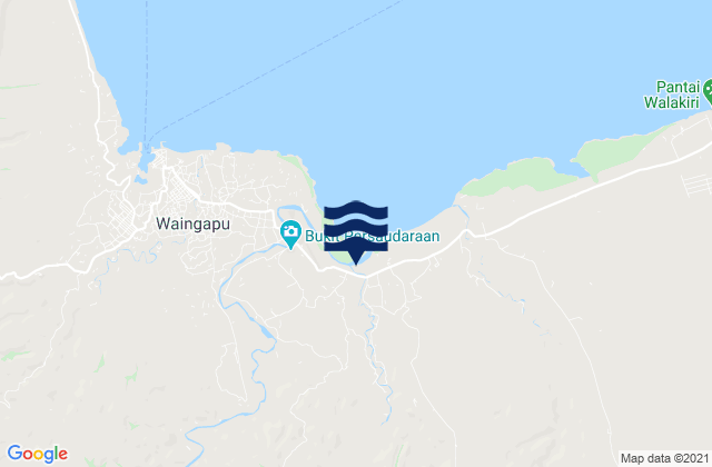 Mapa de mareas Tanahwurung, Indonesia