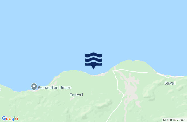 Mapa de mareas Taniwel Seram Island, Indonesia