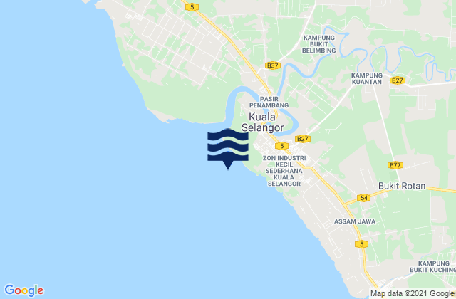 Mapa de mareas Tanjung Bakau, Indonesia