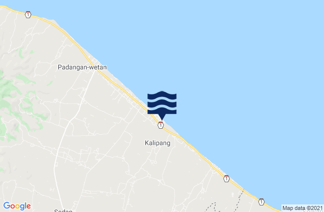 Mapa de mareas Tanjungan, Indonesia