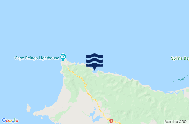 Mapa de mareas Tapotupotu Bay, New Zealand