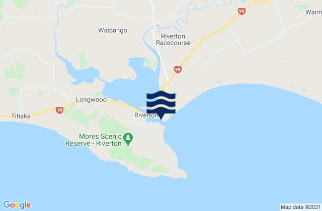 Mapa de mareas Taramea Bay, New Zealand