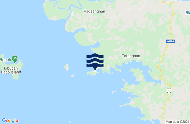 Mapa de mareas Tarangnan, Philippines