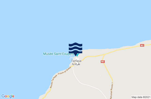 Mapa de mareas Tarfaya, Morocco