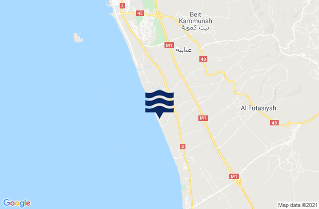 Mapa de mareas Tartus District, Syria