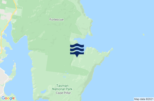 Mapa de mareas Tasman Peninsula, Australia