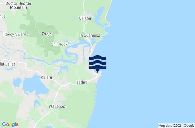 Mapa de mareas Tathra Beach, Australia