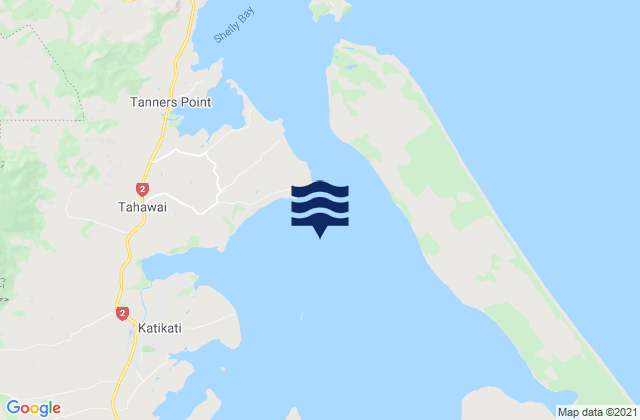 Mapa de mareas Tauranga Harbour, New Zealand