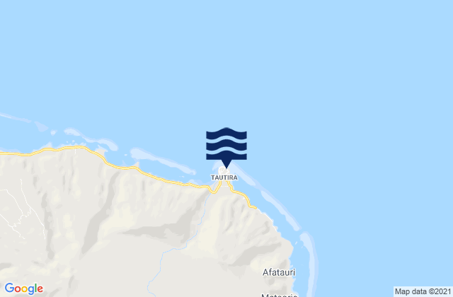 Mapa de mareas Tautira, French Polynesia