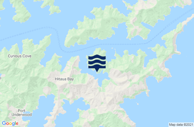 Mapa de mareas Tawa Bay, New Zealand