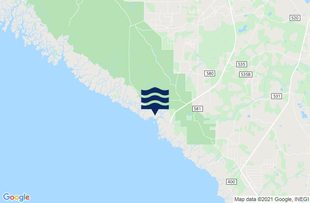 Mapa de mareas Taylor County, United States