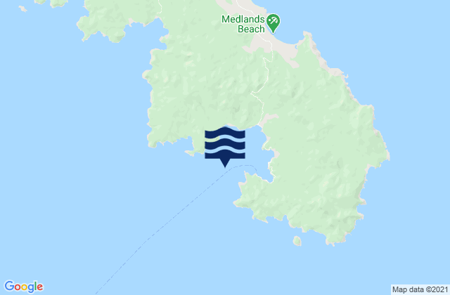 Mapa de mareas Taylors Bay, New Zealand