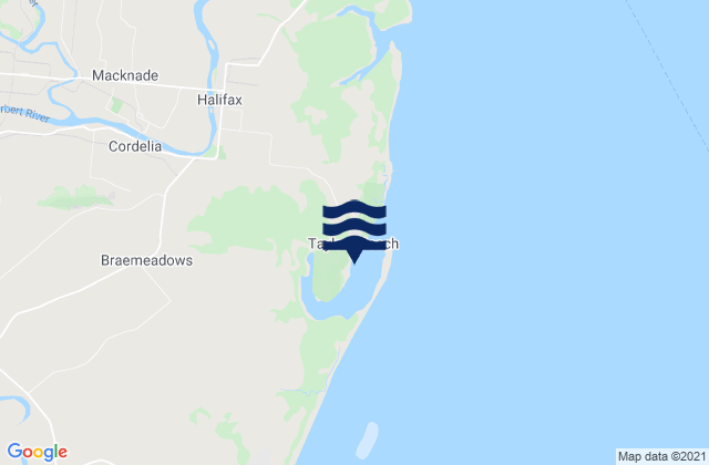 Mapa de mareas Taylors Beach, Australia