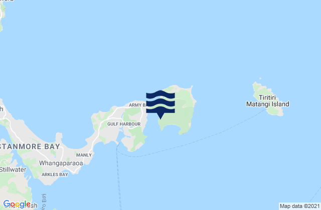 Mapa de mareas Te Haruhi Bay, New Zealand