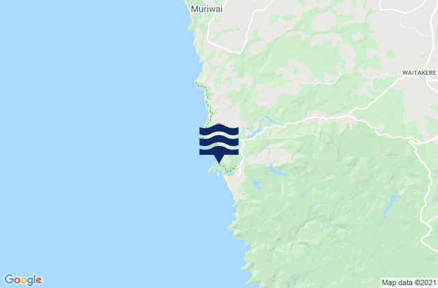 Mapa de mareas Te Henga (Bethells Beach) Auckland, New Zealand