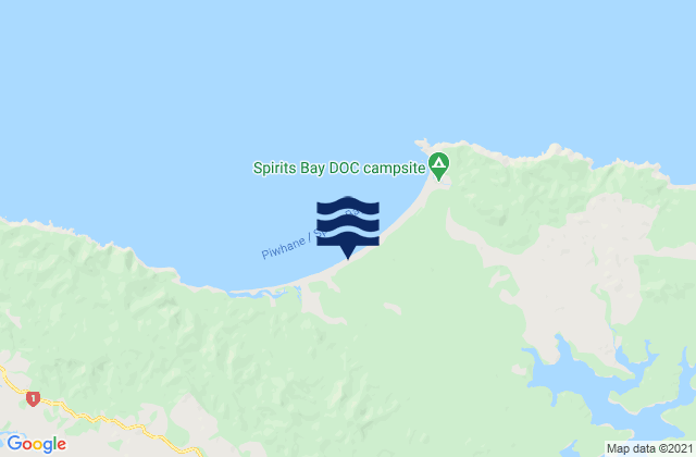 Mapa de mareas Te Horo Beach, New Zealand