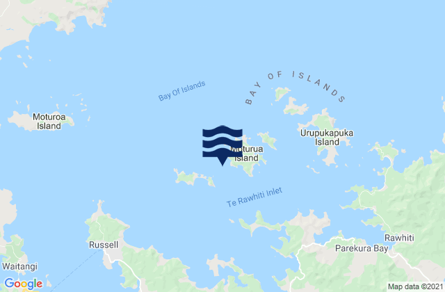 Mapa de mareas Te Miko Reef, New Zealand
