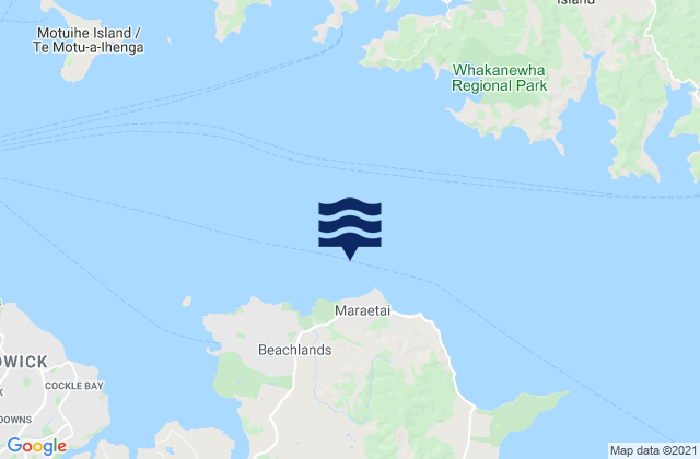 Mapa de mareas Te Pene Beach, New Zealand