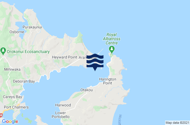 Mapa de mareas Te Umukuri (Wellers Rock), New Zealand