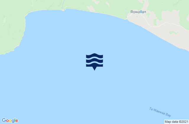 Mapa de mareas Te Waewae Bay, New Zealand