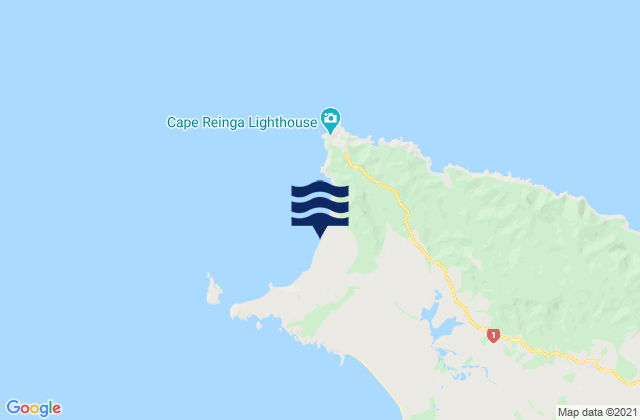 Mapa de mareas Te Werahi Beach, New Zealand
