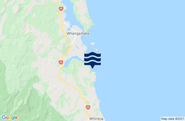 Mapa de mareas Te Whatipu Rocks, New Zealand