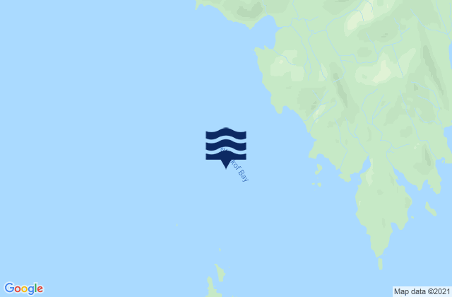 Mapa de mareas Tebenkof Bay, United States