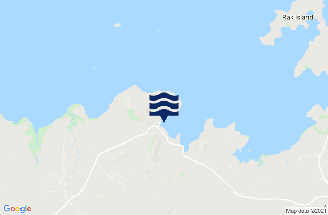 Mapa de mareas Teluksantong, Indonesia