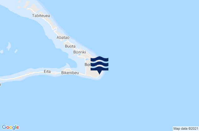 Mapa de mareas Temaiku Village, Kiribati