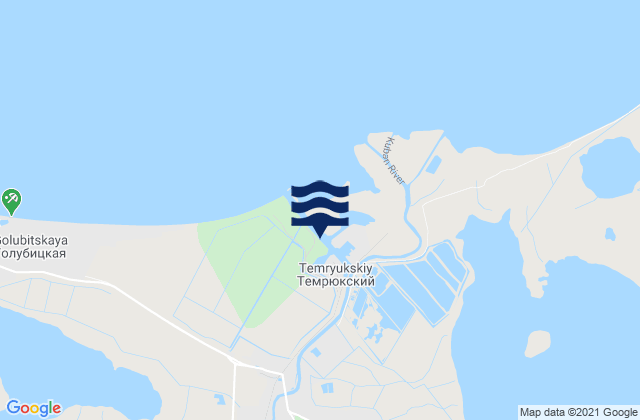Mapa de mareas Temryuk, Russia