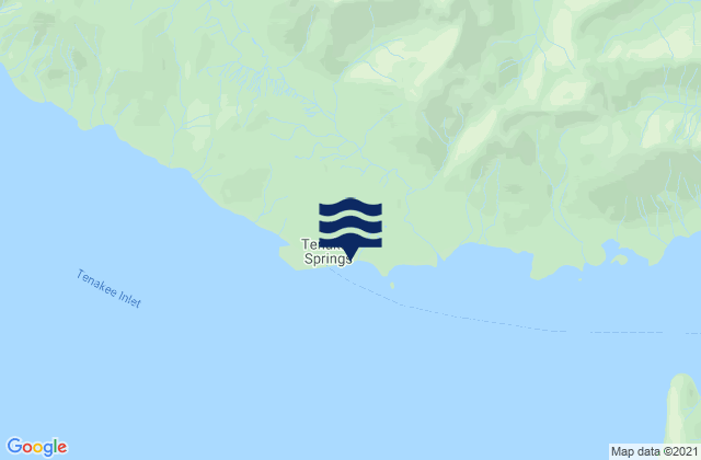 Mapa de mareas Tenakee Springs (Tenakee Inlet), United States