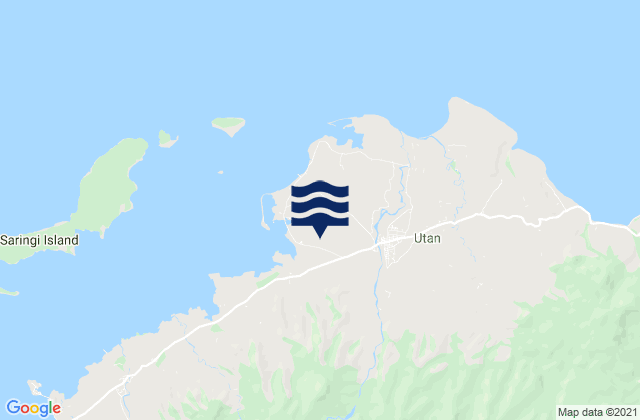 Mapa de mareas Tengah Satu, Indonesia