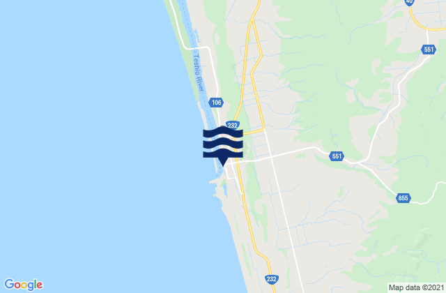 Mapa de mareas Teshio Gun, Japan