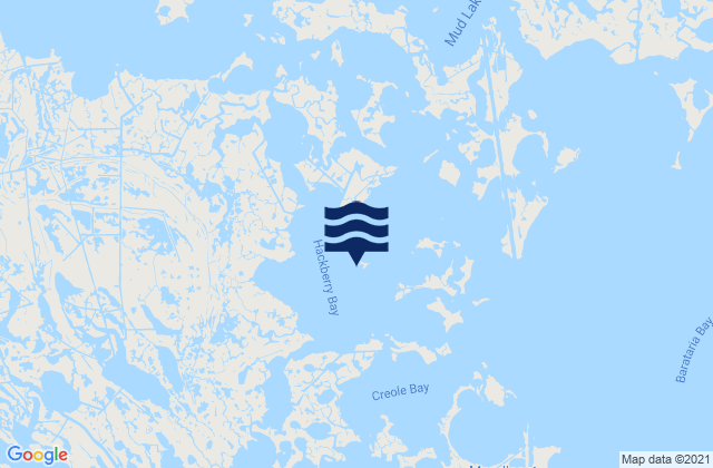 Mapa de mareas Texaco Dock Hackberry Bay, United States