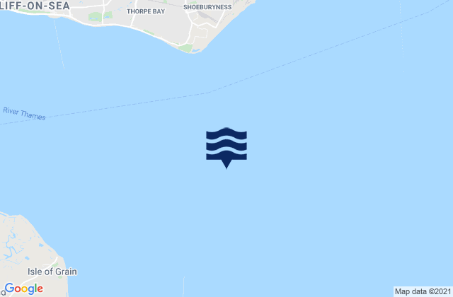 Mapa de mareas Thames Estuary, United Kingdom