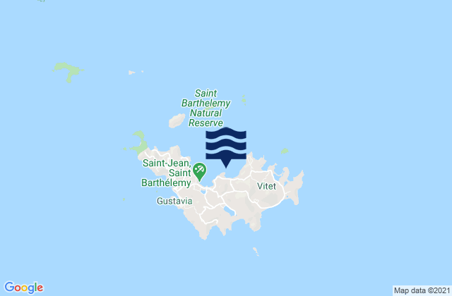 Mapa de mareas The Ledge, U.S. Virgin Islands