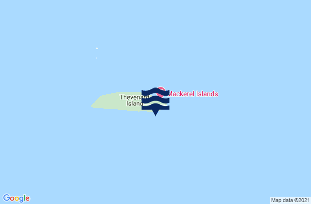 Mapa de mareas Thevenard Island, Australia