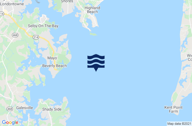 Mapa de mareas Thomas Pt. Shoal Lt. 1.8 mi. SW of, United States