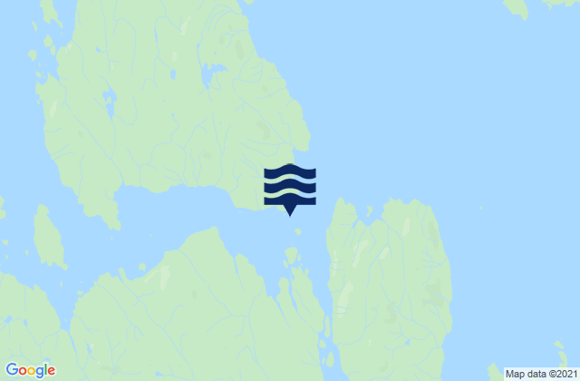 Mapa de mareas Thorne Island Whale Passage, United States