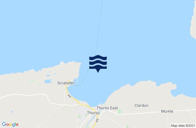 Mapa de mareas Thurso Bay, United Kingdom