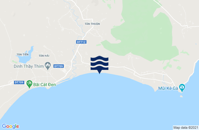 Mapa de mareas Thuận Nam, Vietnam