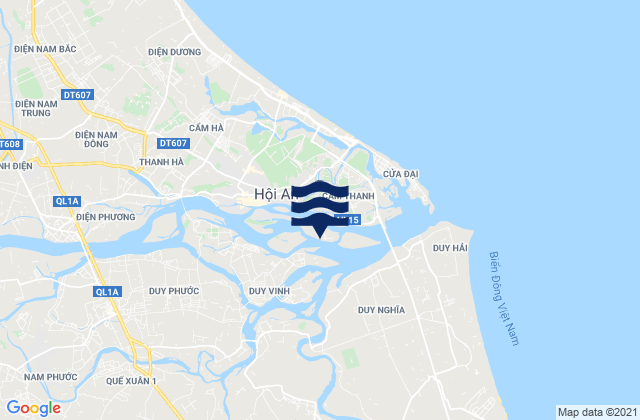 Mapa de mareas Thành Phố Hội An, Vietnam